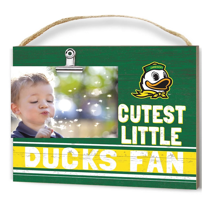 Oregon Ducks 8'' x 10'' Cutest Little Team Logo Clip Photo Frame