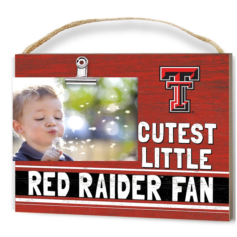 Texas Tech Red Raiders 8'' x 10'' Cutest Little Team Logo Clip Photo Frame