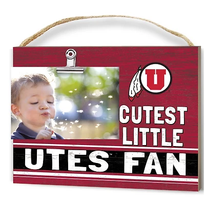 Utah Utes 8'' x 10'' Cutest Little Team Logo Clip Photo Frame
