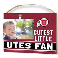 Utah Utes 8'' x 10'' Cutest Little Team Logo Clip Photo Frame