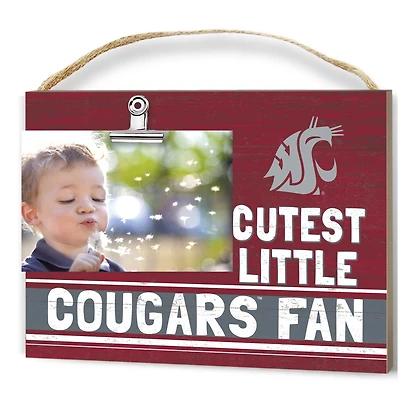 Washington State Cougars 8'' x 10'' Cutest Little Team Logo Clip Photo Frame