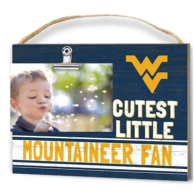 West Virginia Mountaineers 8'' x 10'' Cutest Little Team Logo Clip Photo Frame
