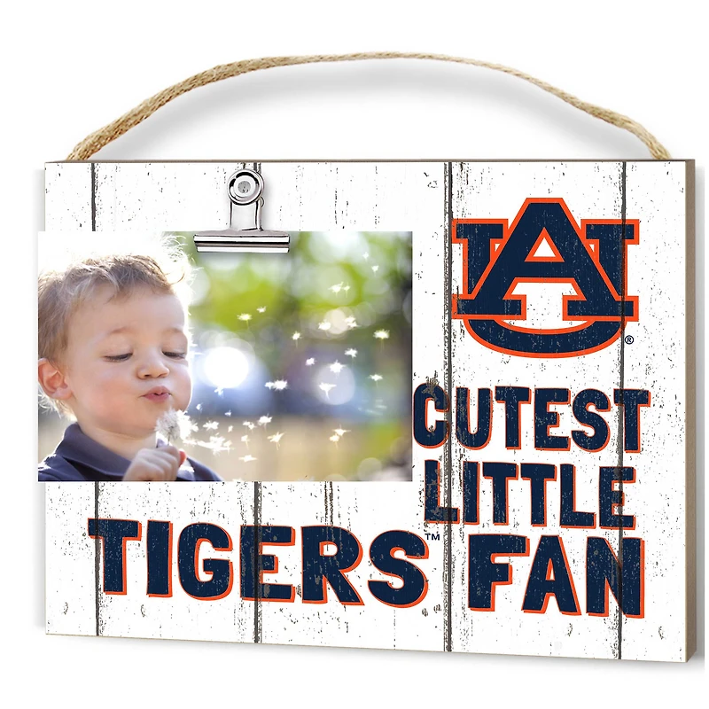Auburn Tigers 8'' x 10'' Cutest Little Weathered Logo Clip Photo Frame