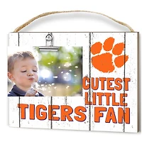 Clemson Tigers 8'' x 10'' Cutest Little Weathered Logo Clip Photo Frame