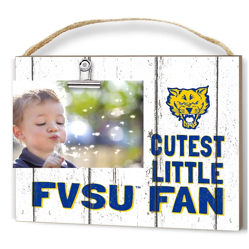 Fort Valley State Wildcats 8'' x 10'' Cutest Little Weathered Logo Clip Photo Frame
