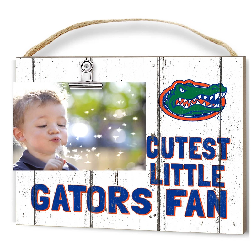 Florida Gators 8'' x 10'' Cutest Little Weathered Logo Clip Photo Frame