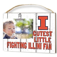 Illinois Fighting Illini 8'' x 10'' Cutest Little Weathered Logo Clip Photo Frame