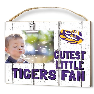 LSU Tigers 8'' x 10'' Cutest Little Weathered Logo Clip Photo Frame