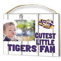 LSU Tigers 8'' x 10'' Cutest Little Weathered Logo Clip Photo Frame
