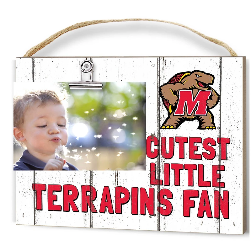 Maryland Terrapins 8'' x 10'' Cutest Little Weathered Logo Clip Photo Frame