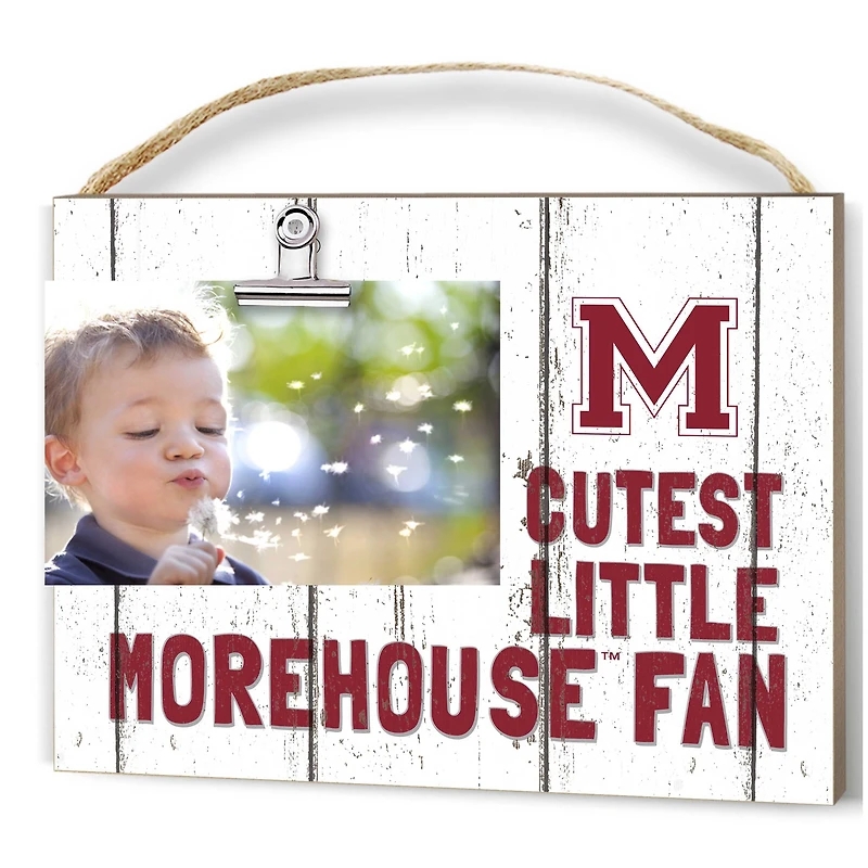 Morehouse Maroon Tigers 8'' x 10'' Cutest Little Weathered Logo Clip Photo Frame
