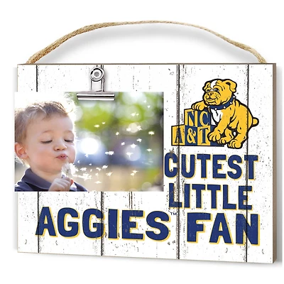 North Carolina A&T Aggies 8'' x 10'' Cutest Little Weathered Logo Clip Photo Frame
