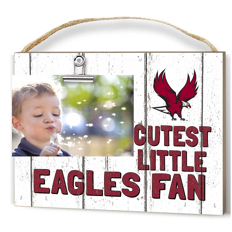 North Carolina Central Eagles 8'' x 10'' Cutest Little Weathered Logo Clip Photo Frame