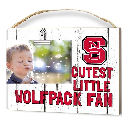 NC State Wolfpack 8'' x 10'' Cutest Little Weathered Logo Clip Photo Frame