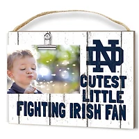 Notre Dame Fighting Irish 8'' x 10'' Cutest Little Weathered Logo Clip Photo Frame