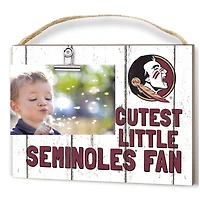 Florida State Seminoles 8'' x 10'' Cutest Little Weathered Logo Clip Photo Frame