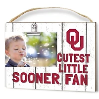 Oklahoma Sooners 8'' x 10'' Cutest Little Weathered Logo Clip Photo Frame