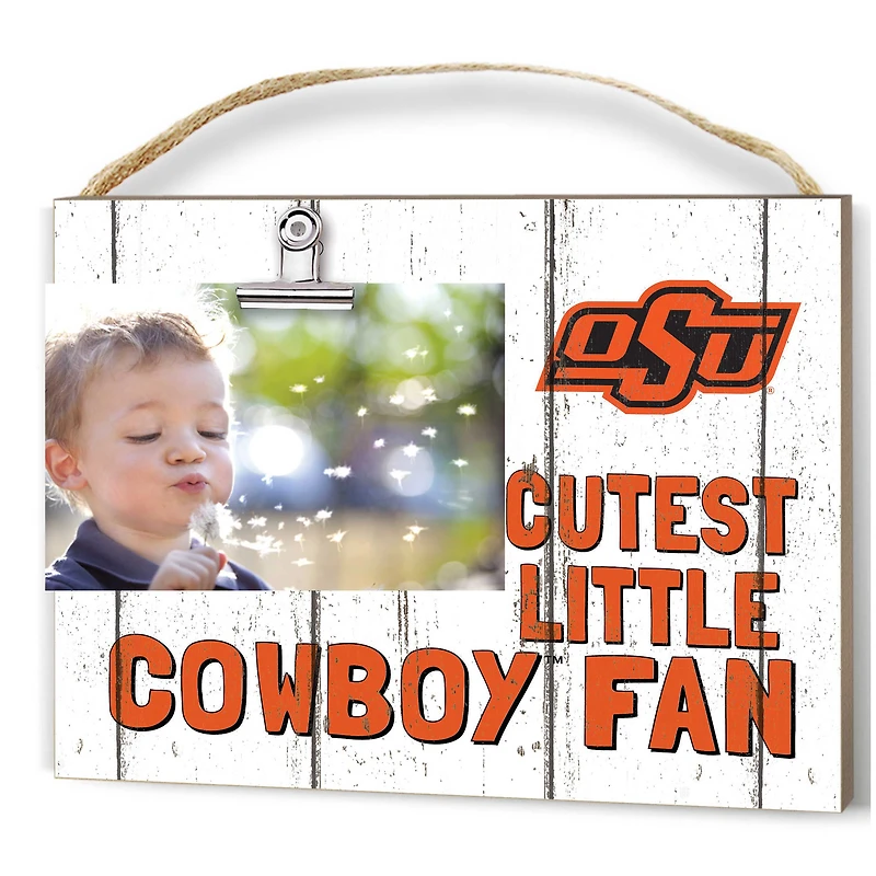 Oklahoma State Cowboys 8'' x 10'' Cutest Little Weathered Logo Clip Photo Frame