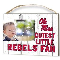 Ole Miss Rebels 8'' x 10'' Cutest Little Weathered Logo Clip Photo Frame