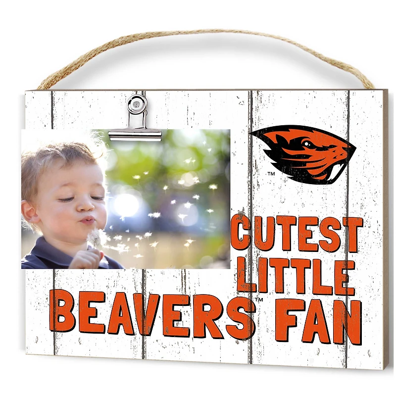 Oregon State Beavers 8'' x 10'' Cutest Little Weathered Logo Clip Photo Frame