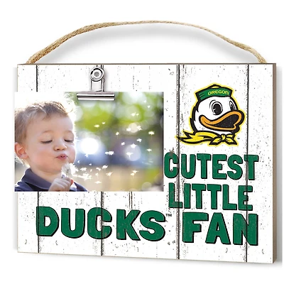 Oregon Ducks 8'' x 10'' Cutest Little Weathered Logo Clip Photo Frame