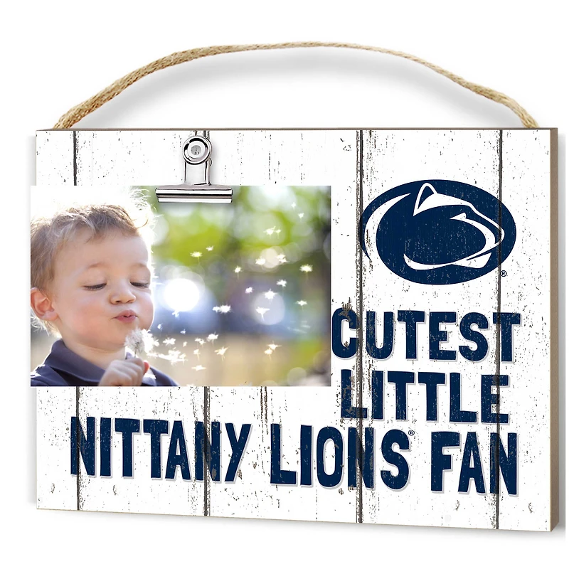 Penn State Nittany Lions 8'' x 10'' Cutest Little Weathered Logo Clip Photo Frame
