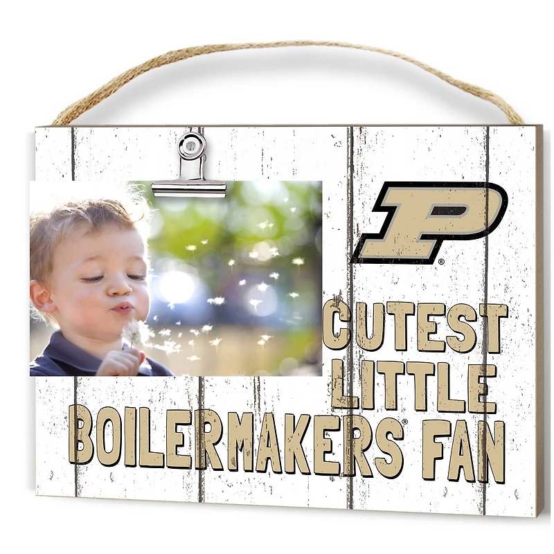 Purdue Boilermakers 8'' x 10'' Cutest Little Weathered Logo Clip Photo Frame
