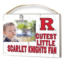 Rutgers Scarlet Knights 8'' x 10'' Cutest Little Weathered Logo Clip Photo Frame