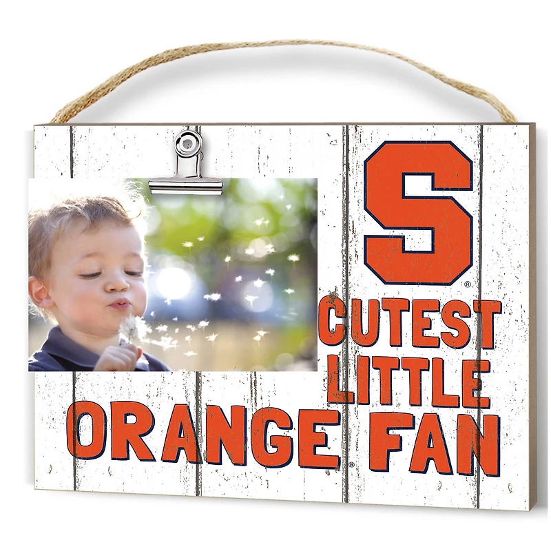 Syracuse Orange 8'' x 10'' Cutest Little Weathered Logo Clip Photo Frame