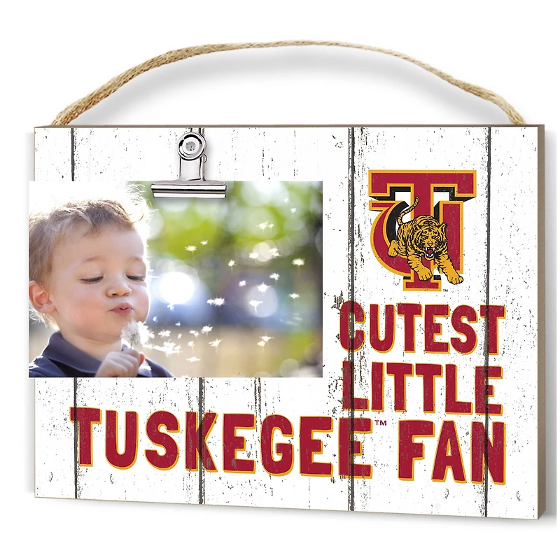 Tuskegee Golden Tigers 8'' x 10'' Cutest Little Weathered Logo Clip Photo Frame