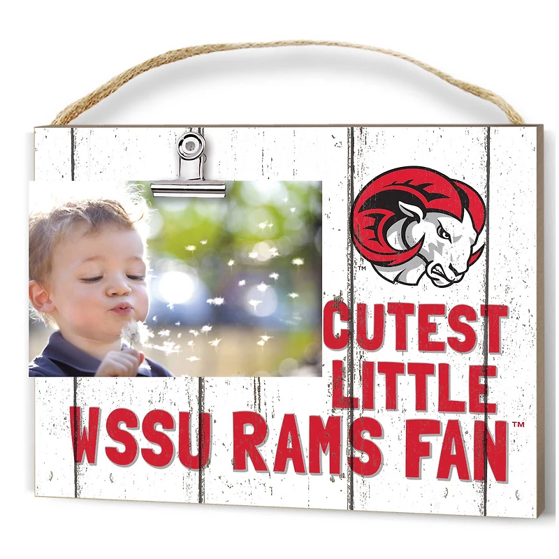 Winston-Salem State Rams 8'' x 10'' Cutest Little Weathered Logo Clip Photo Frame