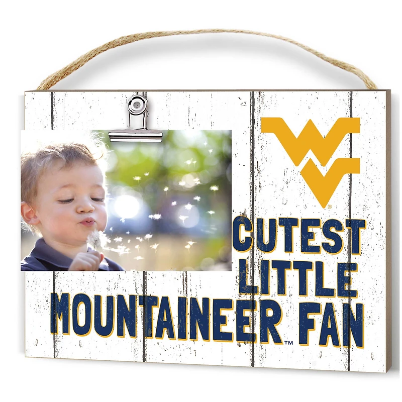 West Virginia Mountaineers 8'' x 10'' Cutest Little Weathered Logo Clip Photo Frame