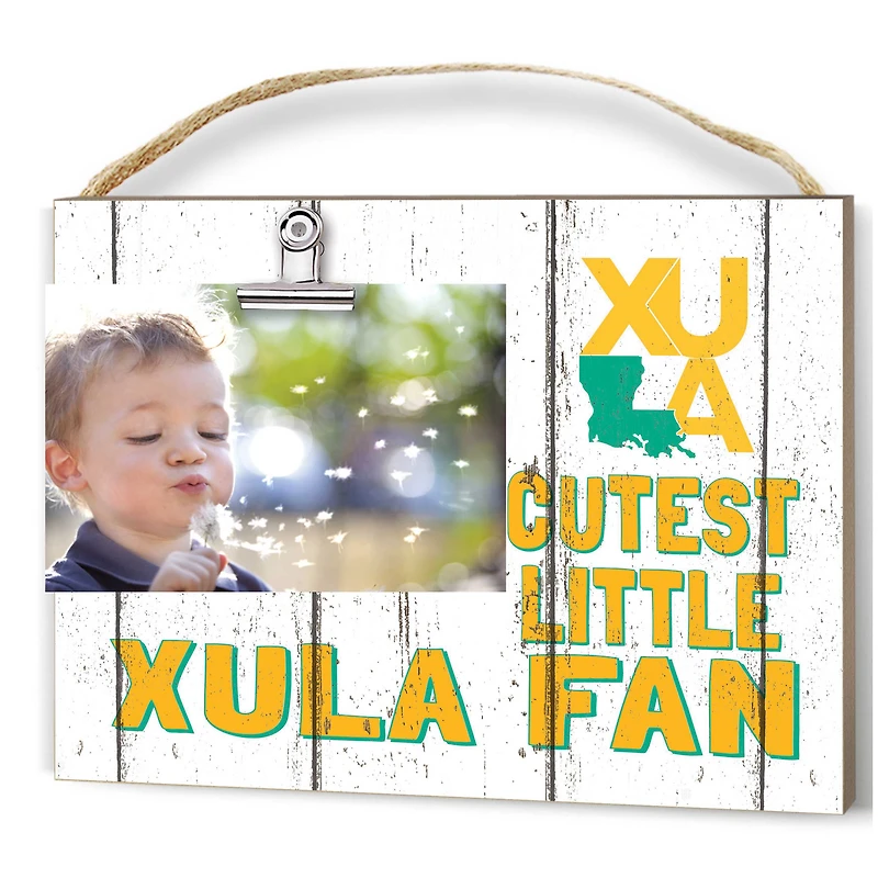 XULA Gold 8'' x 10'' Cutest Little Weathered Logo Clip Photo Frame