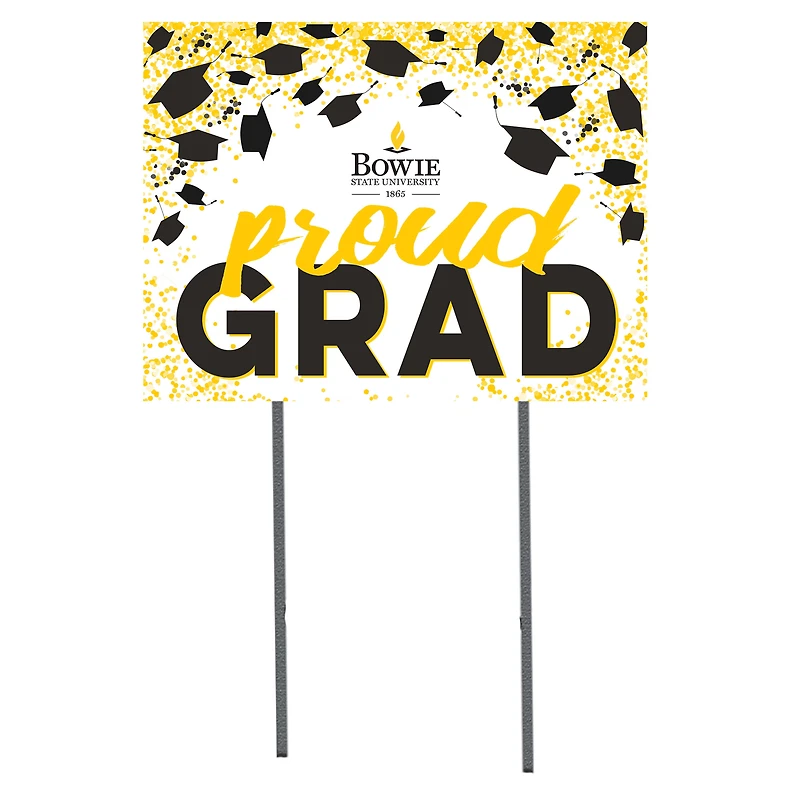 Bowie State Bulldogs 18'' x 24'' Grad Yard Sign
