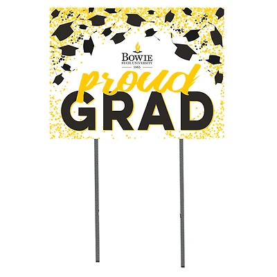 Bowie State Bulldogs 18'' x 24'' Grad Yard Sign