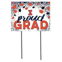 Illinois Fighting Illini 18'' x 24'' Grad Yard Sign