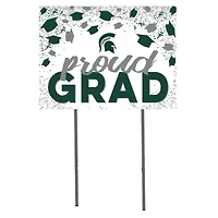 Michigan State Spartans 18'' x 24'' Grad Yard Sign