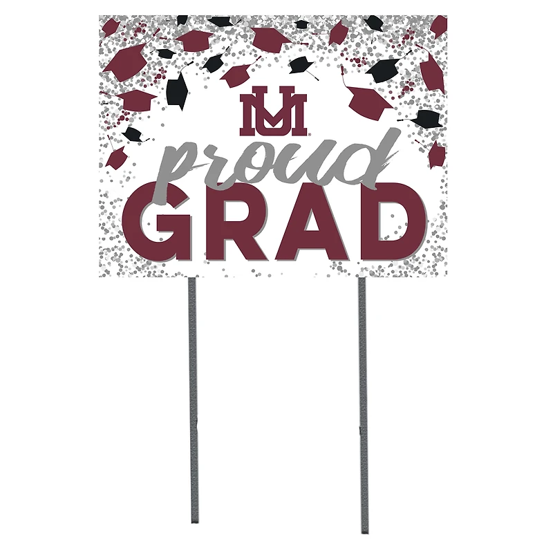 Montana Grizzlies 18'' x 24'' Grad Yard Sign