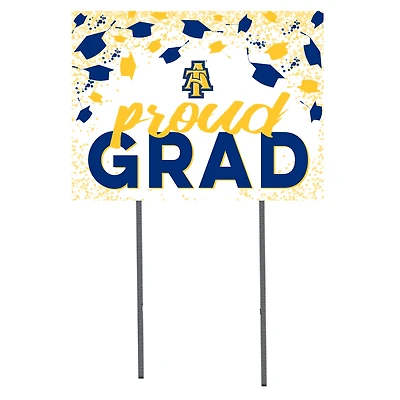 North Carolina A&T Aggies 18'' x 24'' Grad Yard Sign
