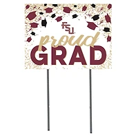 Florida State Seminoles 18'' x 24'' Grad Yard Sign