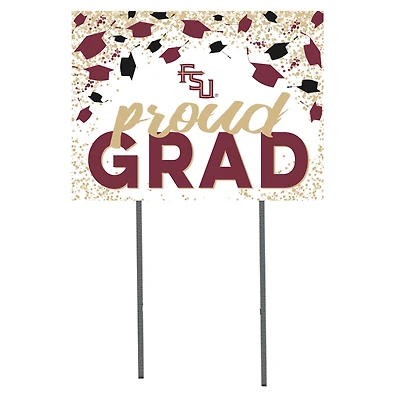 Florida State Seminoles 18'' x 24'' Grad Yard Sign