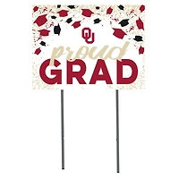 Oklahoma Sooners 18'' x 24'' Grad Yard Sign