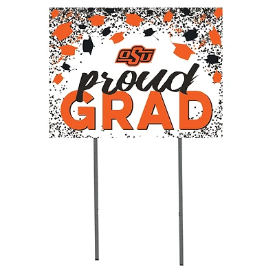 Oklahoma State Cowboys 18'' x 24'' Grad Yard Sign