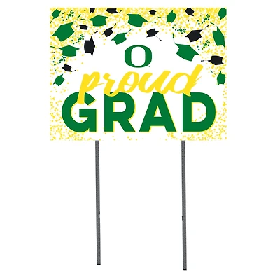 Oregon Ducks 18'' x 24'' Grad Yard Sign