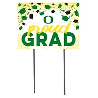 Oregon Ducks 18'' x 24'' Grad Yard Sign