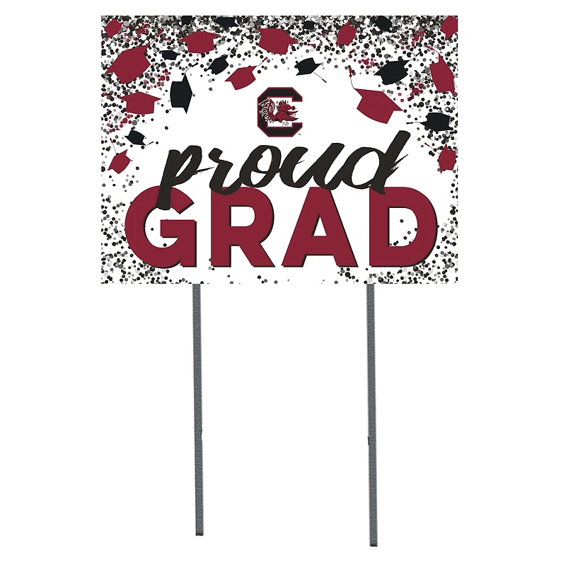 South Carolina Gamecocks 18'' x 24'' Grad Yard Sign