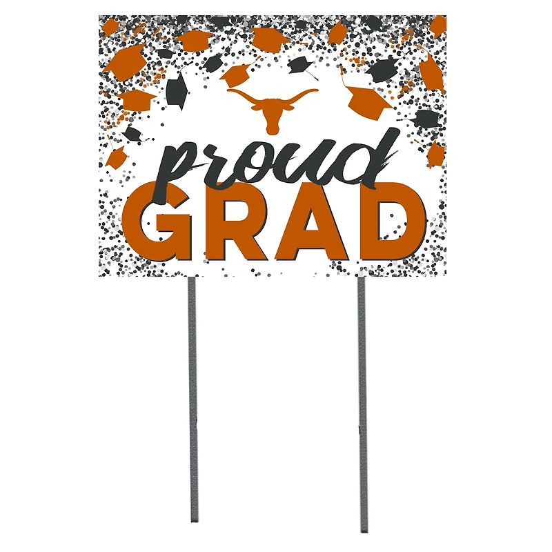 Texas Longhorns 18'' x 24'' Grad Yard Sign
