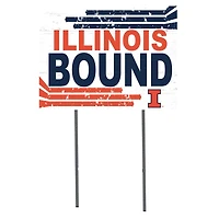 Illinois Fighting Illini 18'' x 24'' Bound Yard Sign