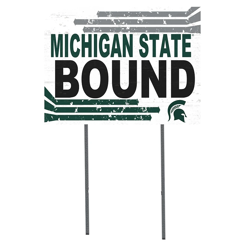 Michigan State Spartans 18'' x 24'' Bound Yard Sign
