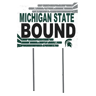 Michigan State Spartans 18'' x 24'' Bound Yard Sign